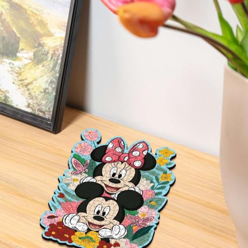 Puzzle En Bois Mickey Et Minnie 300 Pièces Ravensburger La Boite - vue 5