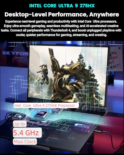 Image of Lenovo Legion Pro 5i Gen 10 Gaming Laptop - Core Ultra 9 275HX, GeForce RTX 5070 Ti 12GB GDDR7, 16 inch WQXGA (2560 x 1600) 240Hz, 24zone RGB Backlit, Wi-Fi 7, w /Accessory,64GB DDR5 RAM | 8TB SSD