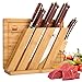 Knife Set - Imarku 5-Piece Kitchen Knife Set with 8" Chef's Knife, 8" Bread Knife, 8" Carving Knife,5" Utility Knife, 3.5" Paring Knife,Stainless Steel Kitchen Knives Set
