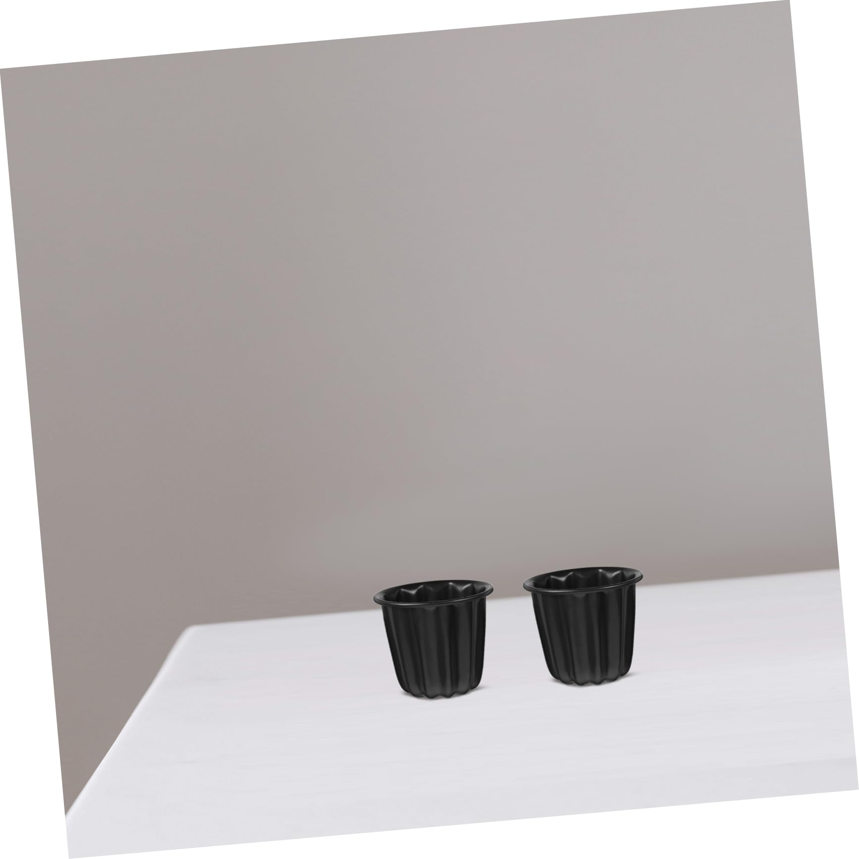 Zerodeko 4 Moldes para Muffins y Pudines de Acero al Carbono, Antiadherentes, Reutilizables y Fáciles de Limpiar, para Repostería en Casa y Fiestas
