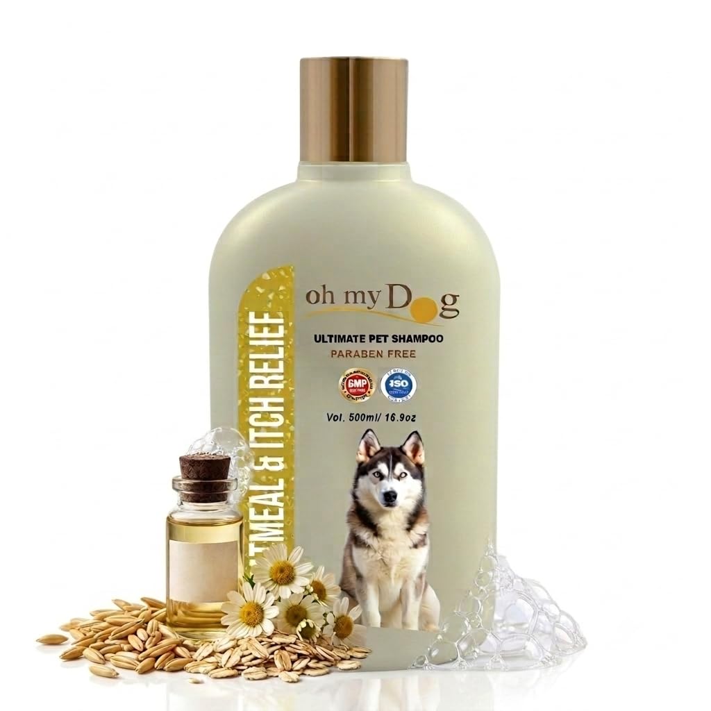 Oh My Dog Ultimate Oatmeal and Itch Relief Dog Shampoo-0.5 Litre-image-48