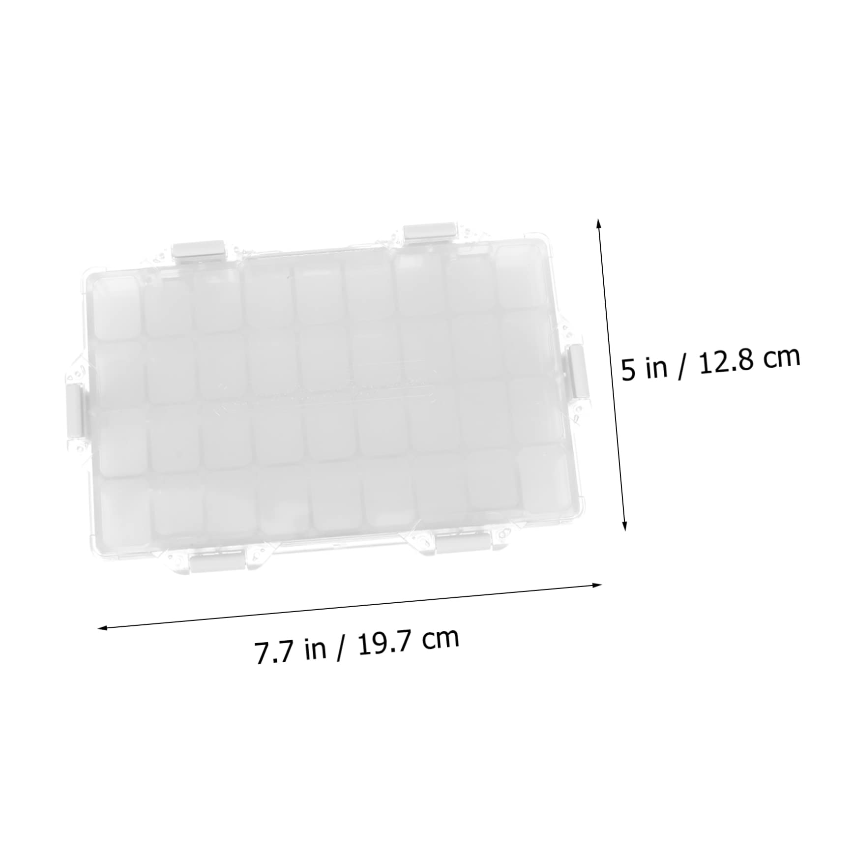 Boîte à Pigments Étanche en Abs 36 Compartiments, Boîte de Peinture Aquarelle Pratique et Hermétique pour Artistes et Amateurs