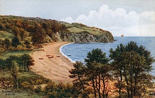 Impression d'art mural Blackpool Sands Alfred Robert Quinton affiche vintage 60x90
