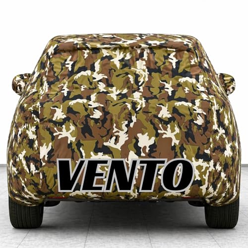 Image of Kings of Cover New Jungle 100% Waterproof Vento Car Cover | Polyester Car Body Cover for Rain & Sun | UV Protection, Dustproof, Scratch Resistant, Windproof, Heat Resistant, Custom Fit