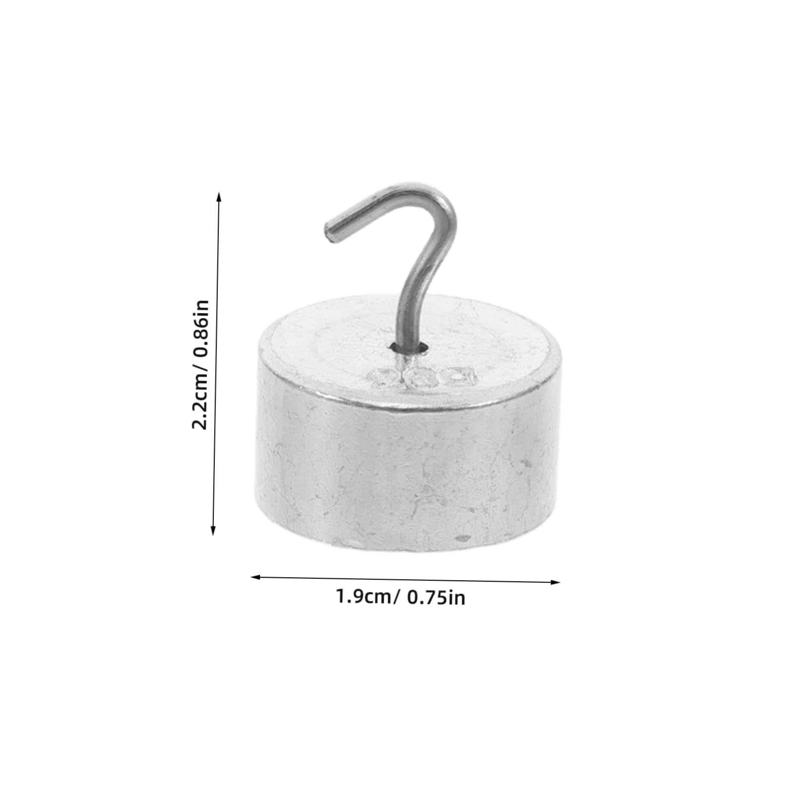 SOLUSTRE 10pcs Laboratory Weight Set Hooked Weights Physics Lab Mass Set for Science Experiments and Teaching Tools