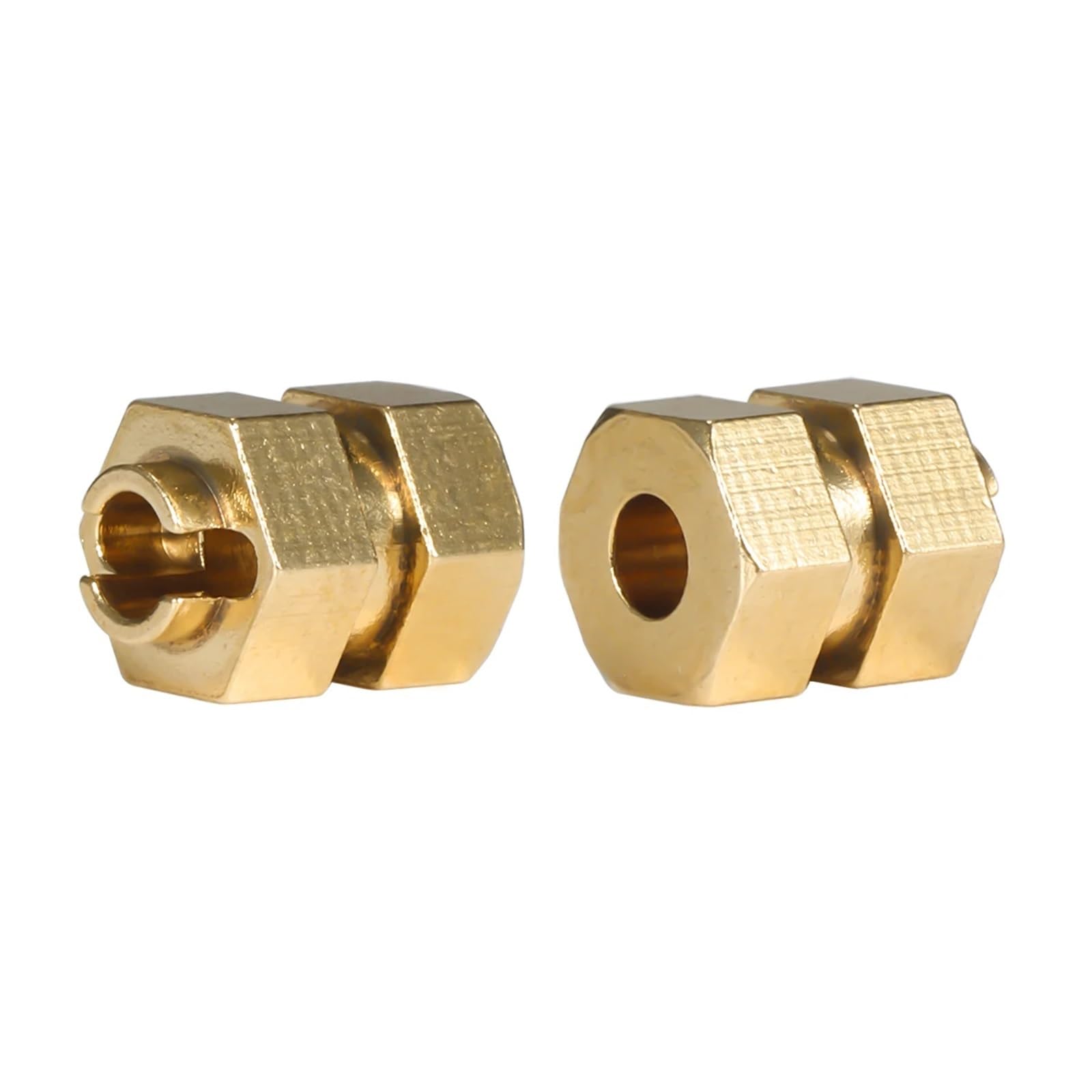 Per Gladiator Per Bronco Per SCX24 C10AX24 1/24 CNC In Ottone 7mm Con Noci Estensione Del Mozzo Esagonale 1.0 Pollici Cerchioni Aggiornamento RC Crawler Auto Ricambi Modellini RC