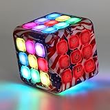 Flashing Cube Electronic Memory & Brain Game, Handheld Game for Kids Ages 6 7 8 9 10-12 Years Old, Travel Game Toys for Boys Girls 6-12+ Years Old, Fidget Brain Activity Cube Toys