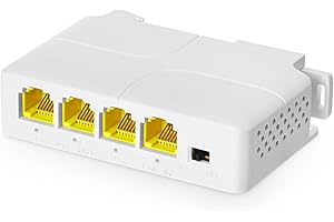 1-in-3-Out PoE Switch: Power & Connect Devices with Ease