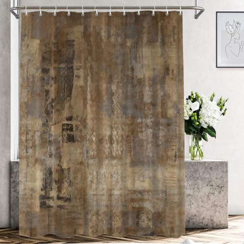 Shrahala Abstract Art Shower Curtain 72x72 Inches