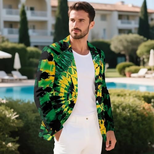 Patriotic Blazer Men Regular Fit Lined Button Blazer Jacket3