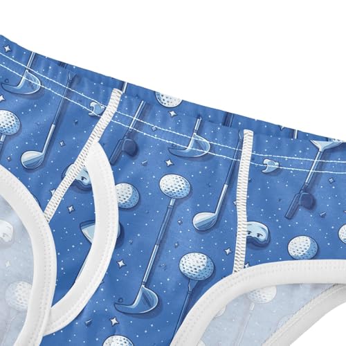 Yuiboo Underwear Toddler Boy Pure Cotton Comfort Underwear for Baby Boys A Father's Day in Sizes 3T4