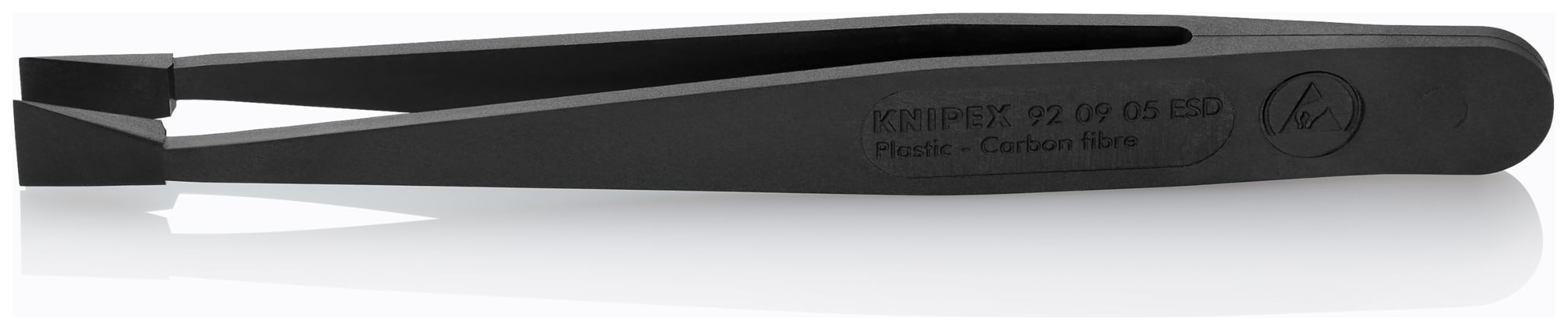 Knipex 115 mm, Plastic, Smooth, ESD Tweezer