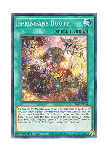 Amazon.co.jp: 遊戯王 英語版 LIOV-EN054 Springans Booty