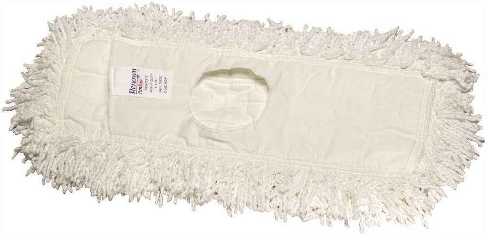 Renown REN02273-IB Premium Twist Cotton Dust Mop, 36" x 5", 2-Ply, White