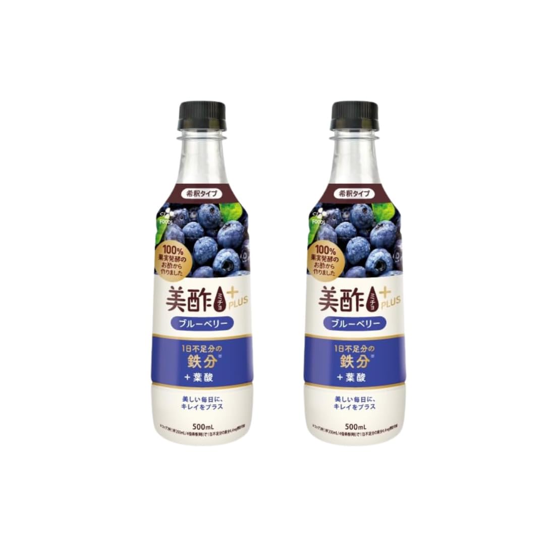 みちょ Amazon.co.jp: 美酢プラス ミチョ ブルーベリー 500mL 2本