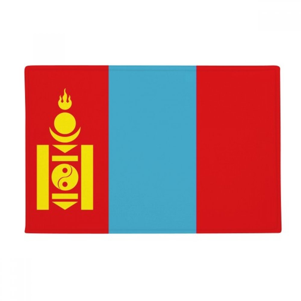 Drapeau national Mongolie tapis de sol multicolore entrée asie