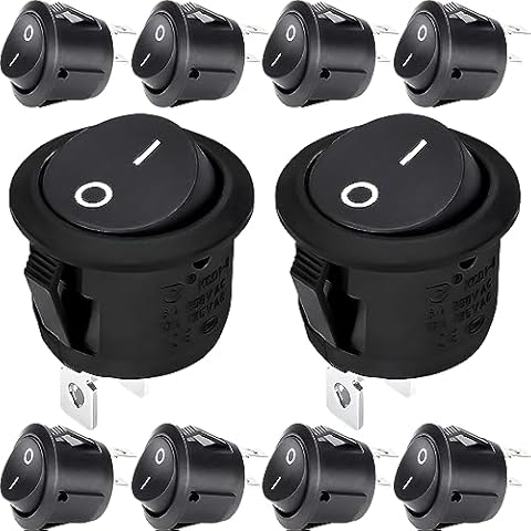 10 Pack Mini Toggle Rocker Switch Cover