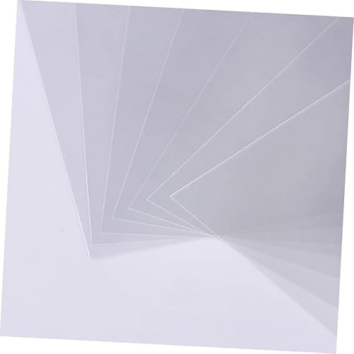 Miniatura 4 de NUOBESTY 10 hojas de plantilla en blanco de 4 mil, láminas de película PET transparente de 12 x 12 pulgadas para máquinas de corte, haz tu propia