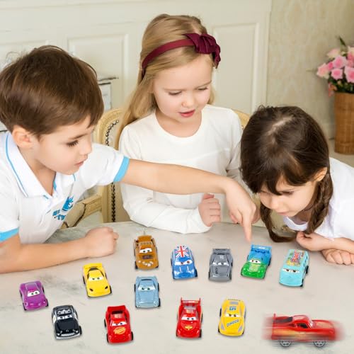 yumcute 6PCS Toy Cars Set, Children's Racing Toys, Kids Toys Suitable for Children over 3 Years Old, Toy Cars for Boys,Creative Sports Car, Movie Character - Image 2