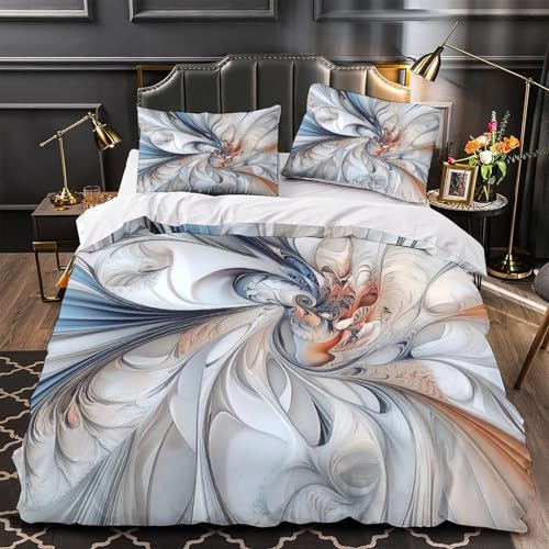 Parure de lit 135x200 housse couette microfibre hypoallergénique - 2