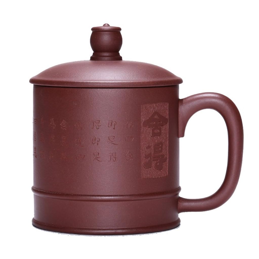 Filiżanki Matcha Home Herbata Zaparzacz Fioletowy Piaskowy Biuro Herbata Filiżanka do parzenia kawy Casual Herbata Drink Izolacja termiczna Kubek do herbaty 480 ml Zestaw do herbaty Kubek do