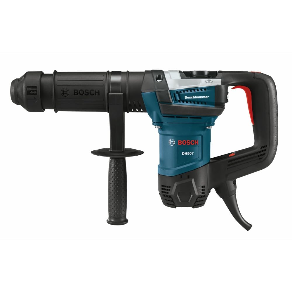 BOSCH DH507 Martello demolitore SDS-Max a velocità variabile da 10 Amp, 12 libbre, blu