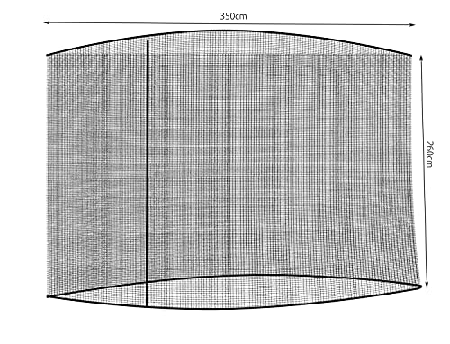 Mt malatec 12266 moustiquaire pour parasols avec fermeture éclair 3,5 m - Image 3