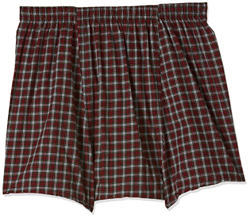 Hanes Ultimate Pack, 5-Pack, Cotton-Blend Plaid Boxers for Men, Everyday Underwear4