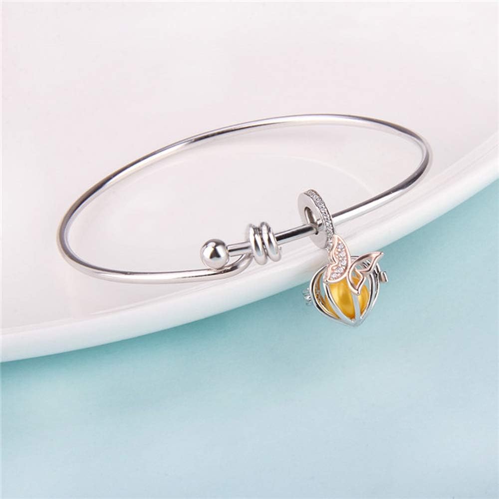Pink Butterfly Cage Pendants for Pearl Jewelry Making Sterling Silver, Design Cage Pendants for Women - Image 6