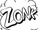 Produktbild Wandtattoo No.RY20 Comic Expression ZONK WandSticker WandTattoo Teenager Jungen, Farbe:Dunkelrot;Größe:95cm x 104cm