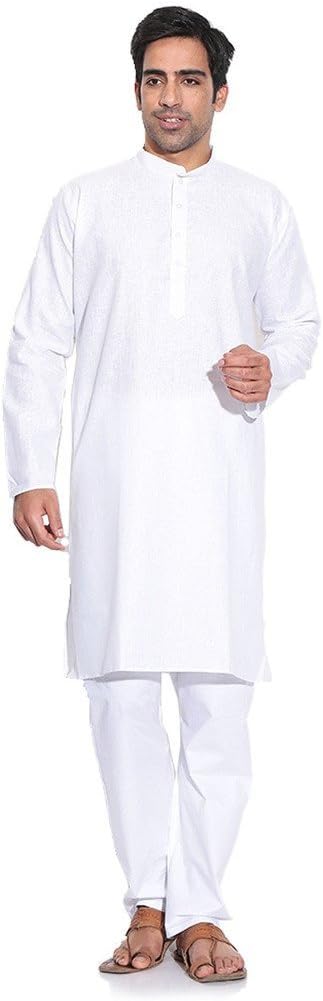 ROYAL MIFFA Men's Ministry of Fashion Light Linen Khaadi Kurta Pyjama Set