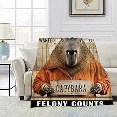 Funny Capybara Mugshot