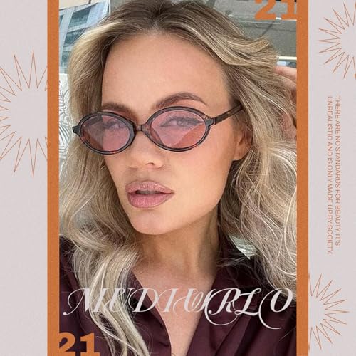 Retro Oval Polarized Sunglasses for Women Small Trendy Sun Glasses Sunnies UV400 Protection3