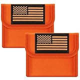 Bvya 2 Pack Tactical Molle Outdoor 12 Round Rifle Ammo Bag Foldable Utility Hunting Magazine Pouch 12 Bullets Cartridge Holder