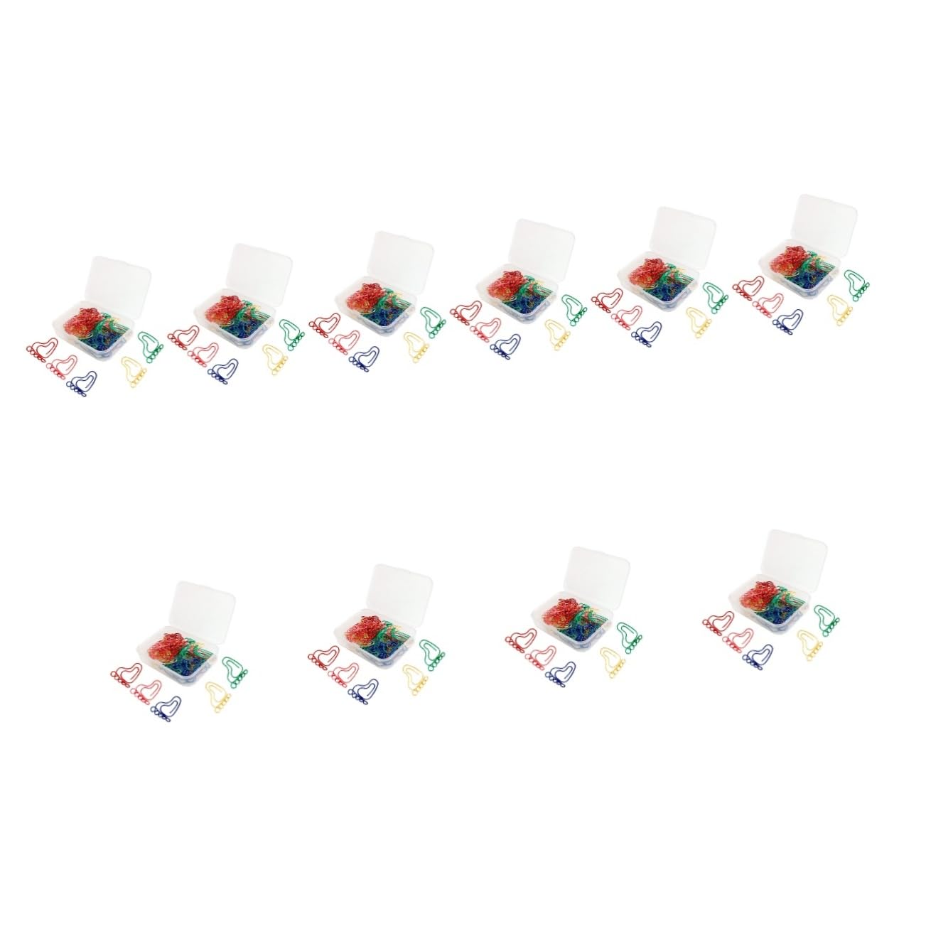 300pezzi Fermagli Per Carta Forma Di Piedino Accessori Per Ufficio Divertenti e Decorativi Clip Metalliche Per Organizzazione Documenti e Memo Misura Leggera e Pratica Per Casa e