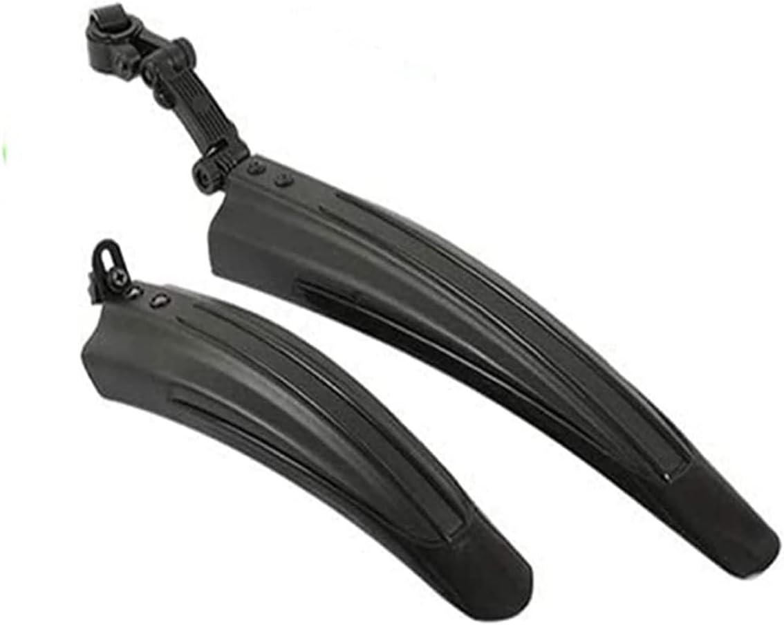 Unifizz Bike Mudguard Set Adjustable Road Mountain Bike Fenders Bicycle Cycling Accessories Front and Rear Mud Guard Fender Black