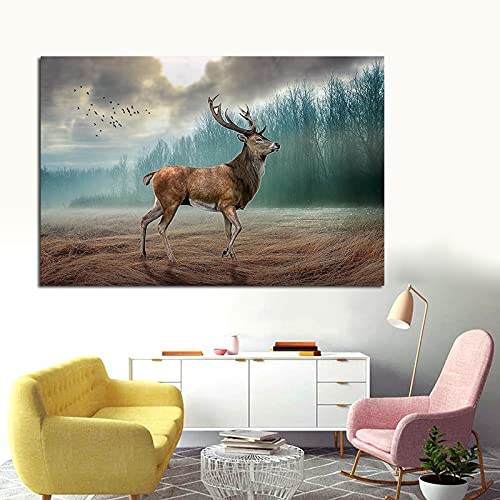Diamant Peinture Kit 5D Wapiti Toile Anti-Stress Grand Format Point de Croix - 2