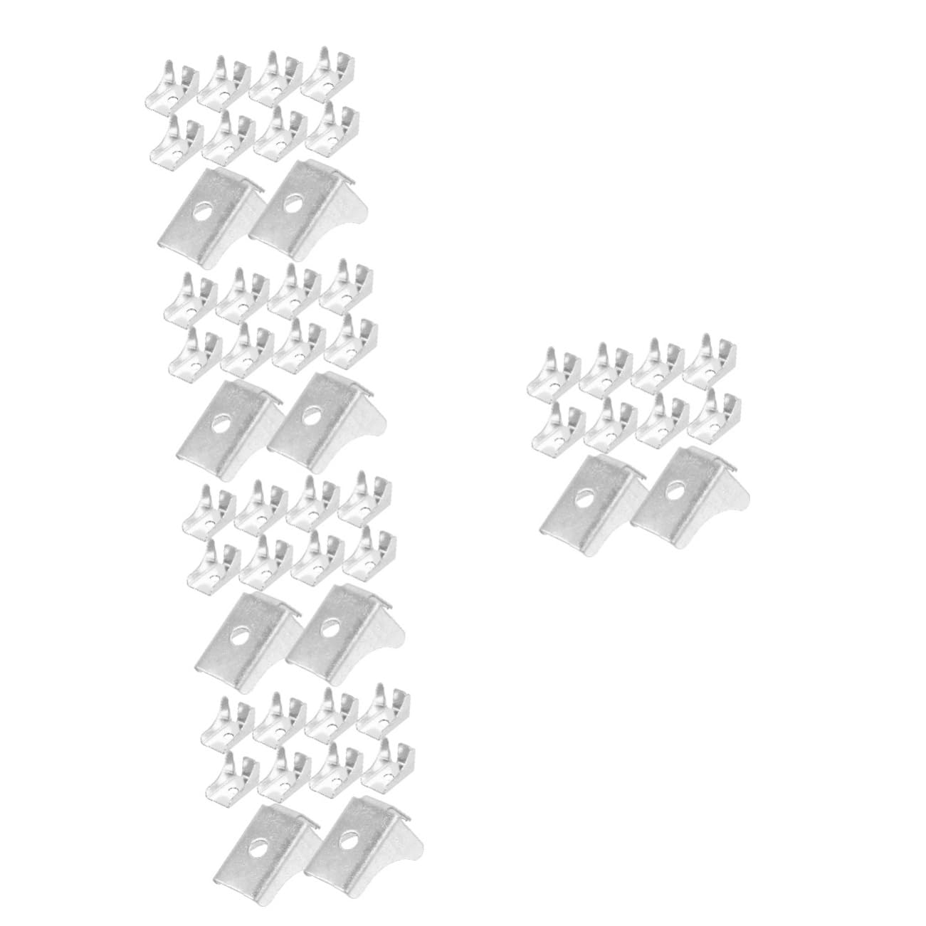 Clips de support pour étagère pour réparer placard instable lot 50