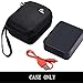 Case Compatible for JBL GO 2/ for JBL GO Portable Bluetooth Waterproof Speaker, Travel Storage Bag Holder Fits for USB Cable and Charger. (Speaker and Accessories not Includes)-Black