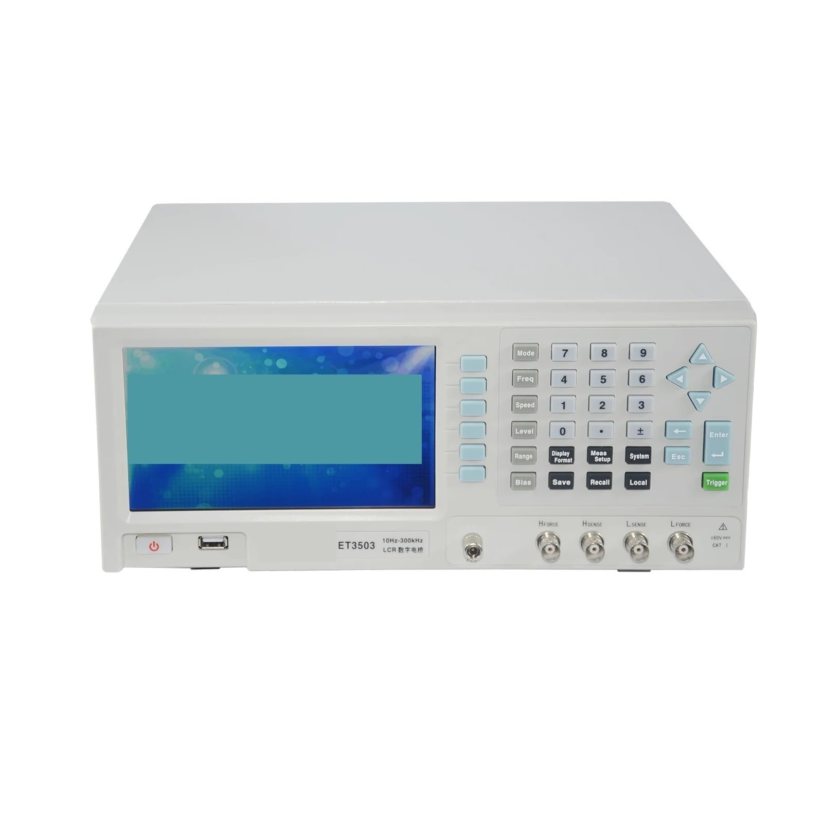 LCR-Messgerät, Präzisions-LCR-Digital-Brückeninduktivitäts-Kapazitäts-Widerstandstester LCR-Meter USB LAN RS232 ET3501 ET3502 ET3503 ET3505 ET3510(ET3501(100KHz))