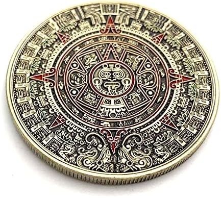 Aomcisi Mexico Mayan Calendar Aztec Art Prophecy Culture Challenge Coin - View 3