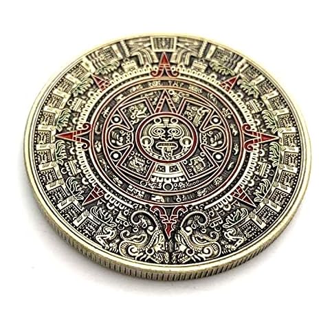 Mexico Mayan Calendar Aztec Art Prophecy Culture Challenge Coin Cover