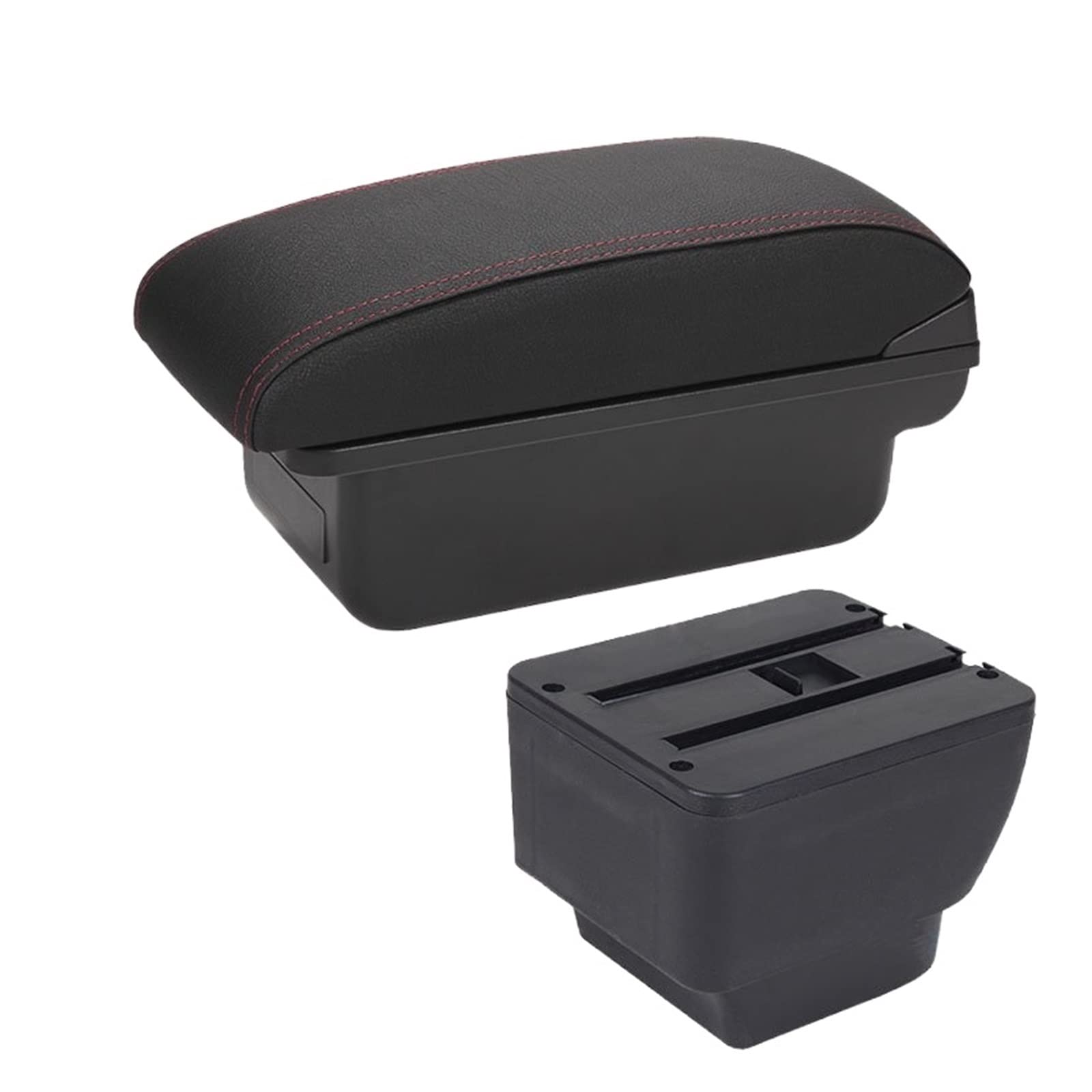 For Mazda 2 For Demio Armrest Car Armrest Box Retrofit Parts Storage Box Car Accessories Interior Parts USB(C1 NO USB)