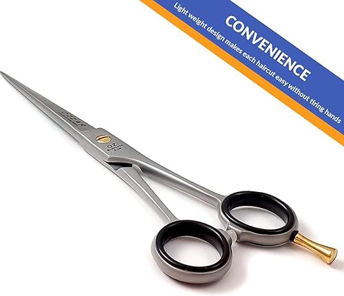 Professional Hair Cutting Scissors | Barber Scissors/Shears - 440C Carbon Reinforced Japanese Stainless Steel Hair Scissor Best For Hairdressing With Very Sharp Blades (6.5 Inches) #TOP3