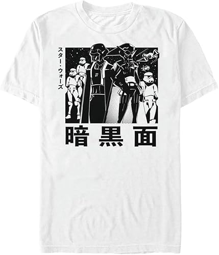 STAR WARS Big & Tall Visions Dark Side Anime - Camiseta de manga corta para hombre