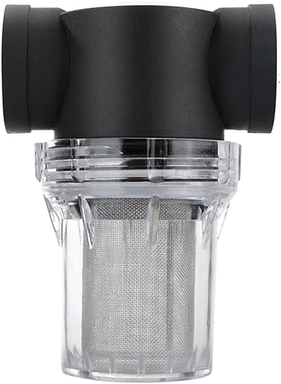 Pipeline Filter,water pipe filter, 1pcs Garden Watering Filter, 1/2" 3/4" 1" Plastic Irrigation System Impurity Prefilter Aquaculture Household Water Pipe Strainer(1/2" 40 Mesh)