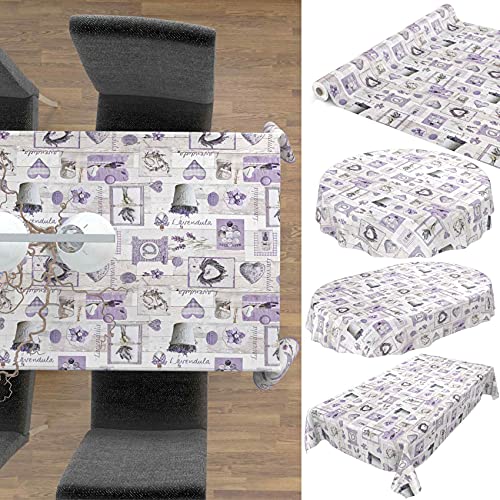 Anro, tovaglia lavabile, per grandi tavoli, in