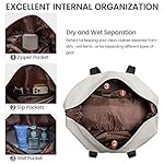 LOVEVOOK Weekender Bag, Large Travel Duffel Bag for Women with 2 Packing Cubes, Carry on Overnight Bag with Shoe Compartment, Mom Hospital Bags for Labor and Delivery - Image 4