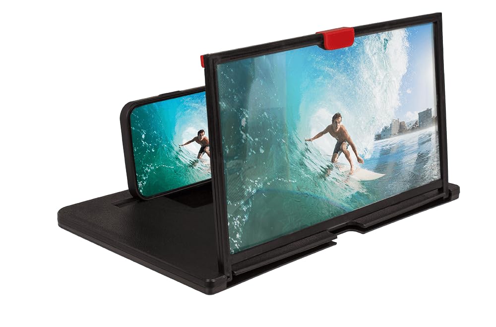 Loupe en Plastique pour Smartphone Noir 26 x 17 cm