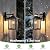 zemty Outdoor Wall Light Fixtures, Matte Black Exterior Front Porch Light with E26 Socket, Waterproof Exterior Wall Sconce Lighting Lamp for House, Doorway, Garage,2Pack(Bulb Not Include)